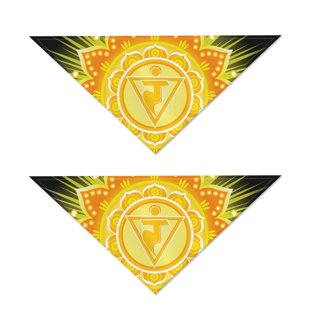 Manipura Chakra Mandala Print Dog Bandana