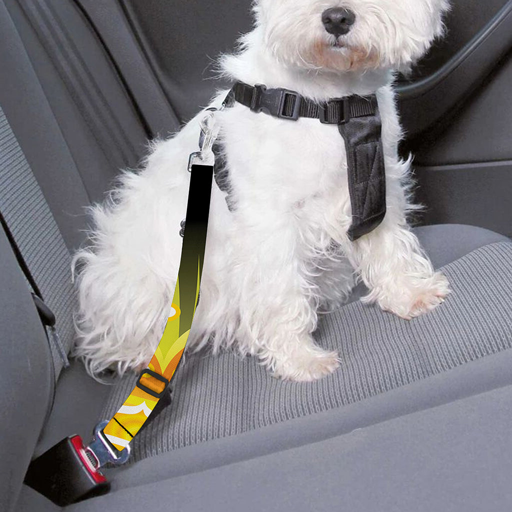 Manipura Chakra Mandala Print Dog Seat Belt