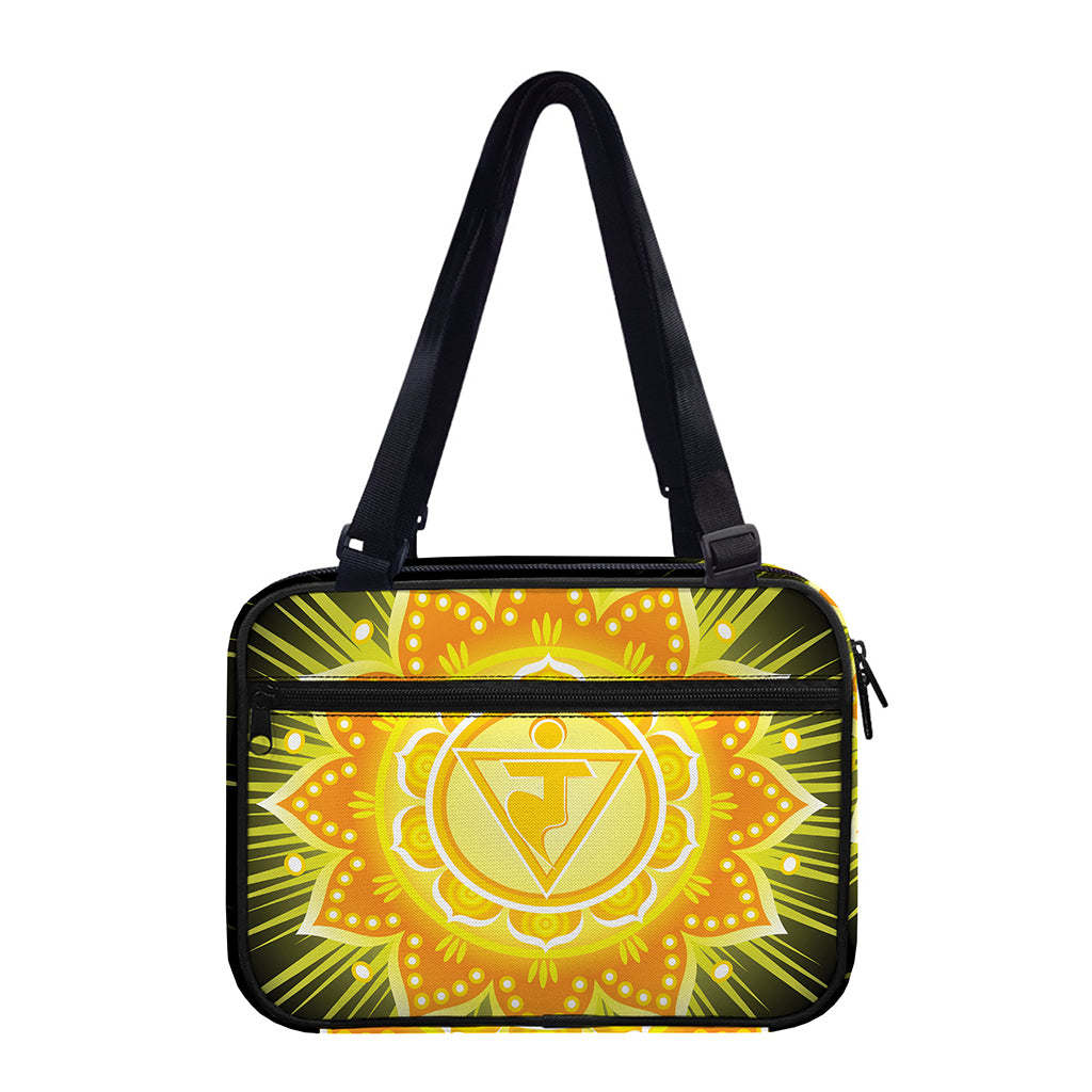 Manipura Chakra Mandala Print Double Strap Bible Bag
