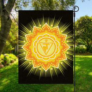 Manipura Chakra Mandala Print Garden Flag