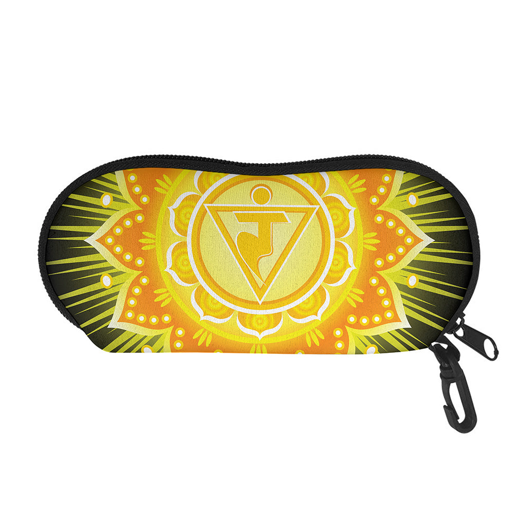 Manipura Chakra Mandala Print Glasses Case