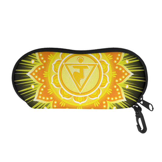 Manipura Chakra Mandala Print Glasses Case