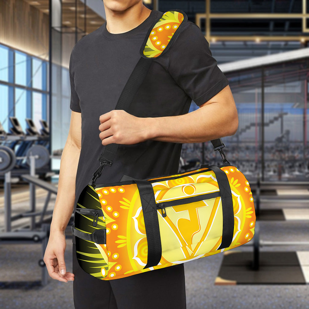 Manipura Chakra Mandala Print Gym Bag