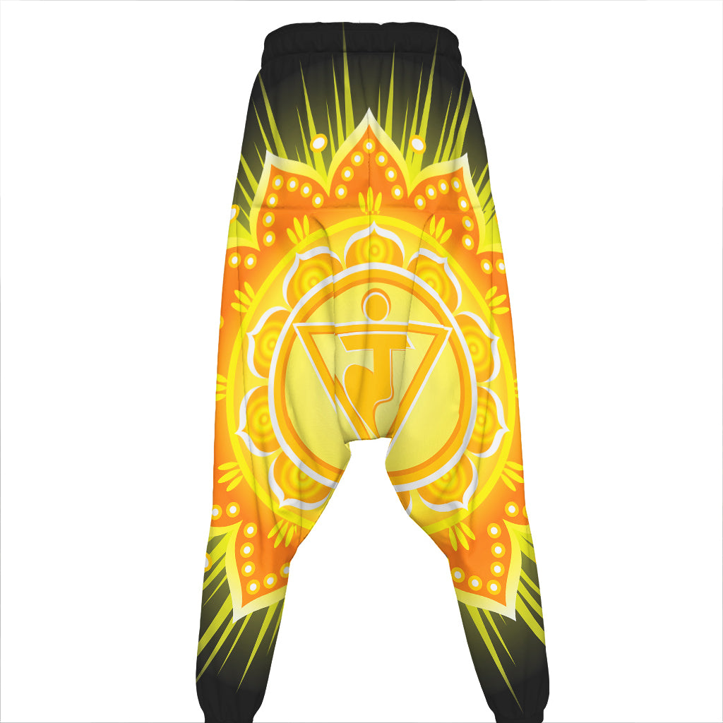 Manipura Chakra Mandala Print Hammer Pants