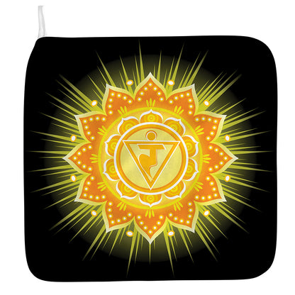Manipura Chakra Mandala Print Hand Towel