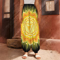 Manipura Chakra Mandala Print Harem Pants