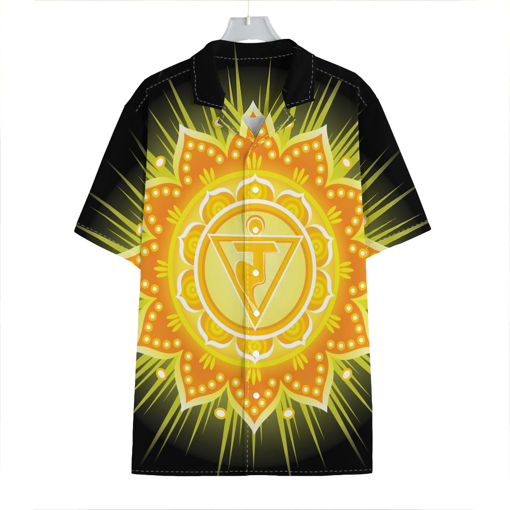 Manipura Chakra Mandala Print Hawaiian Shirt