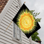 Manipura Chakra Mandala Print House Flag