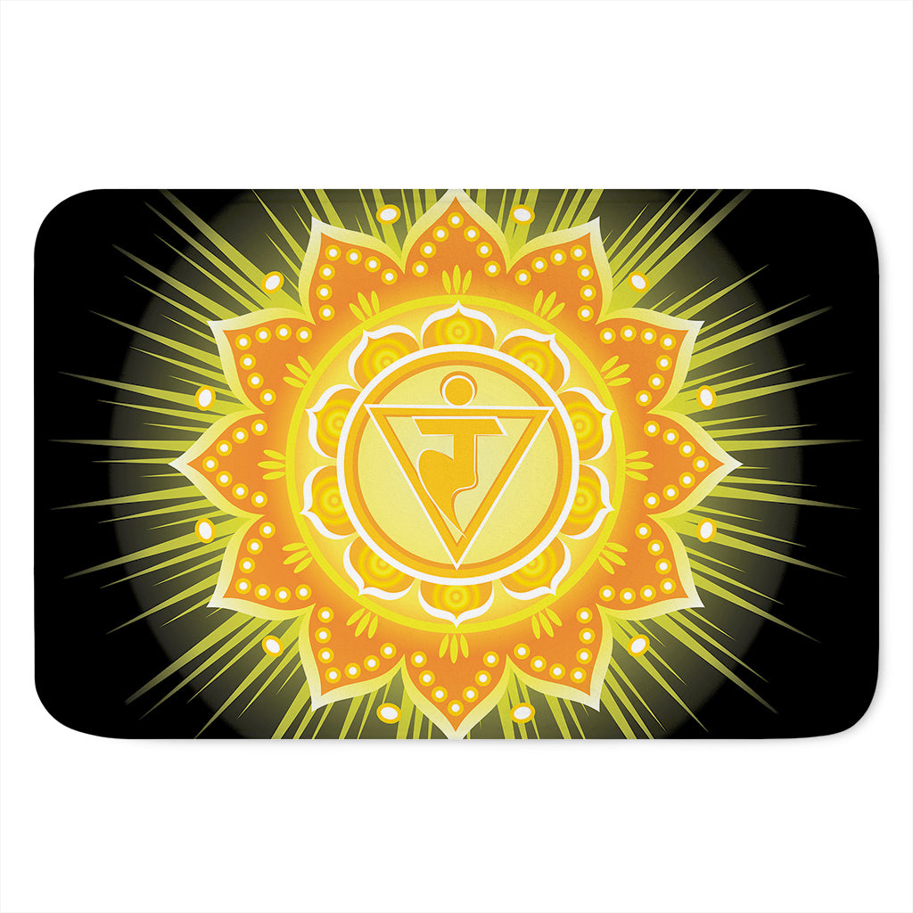 Manipura Chakra Mandala Print Indoor Door Mat