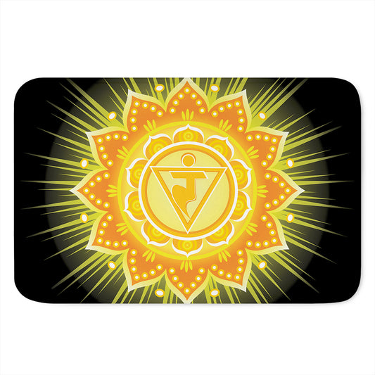 Manipura Chakra Mandala Print Indoor Door Mat