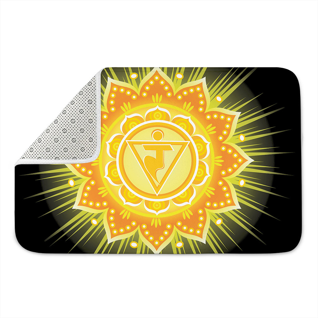 Manipura Chakra Mandala Print Indoor Door Mat
