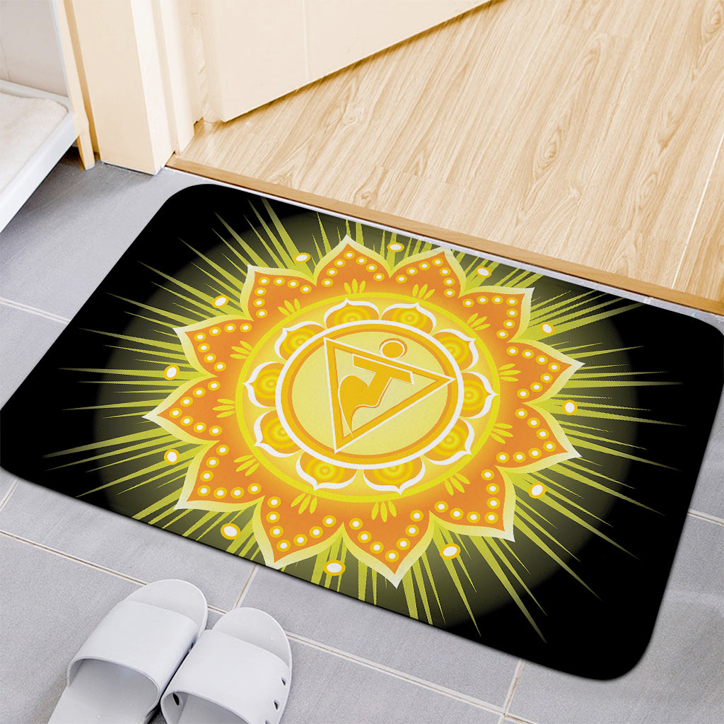 Manipura Chakra Mandala Print Indoor Door Mat