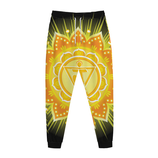Manipura Chakra Mandala Print Jogger Pants