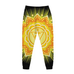 Manipura Chakra Mandala Print Jogger Pants