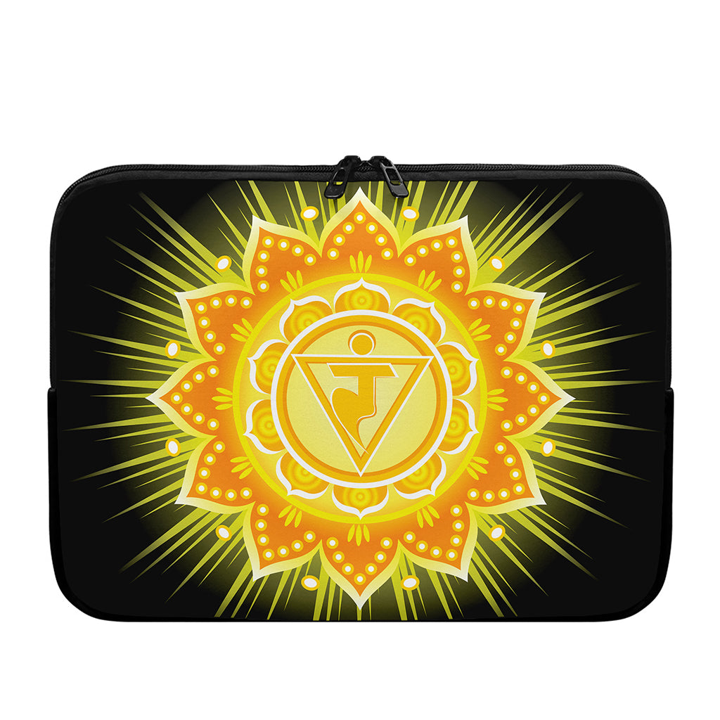 Manipura Chakra Mandala Print Laptop Sleeve
