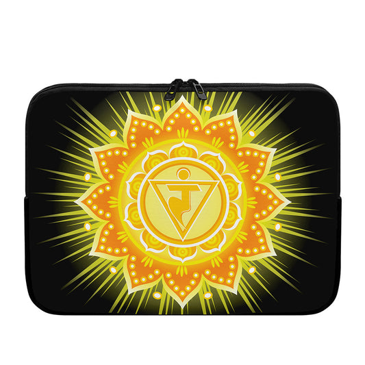 Manipura Chakra Mandala Print Laptop Sleeve