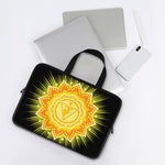 Manipura Chakra Mandala Print Laptop Sleeve With Handle