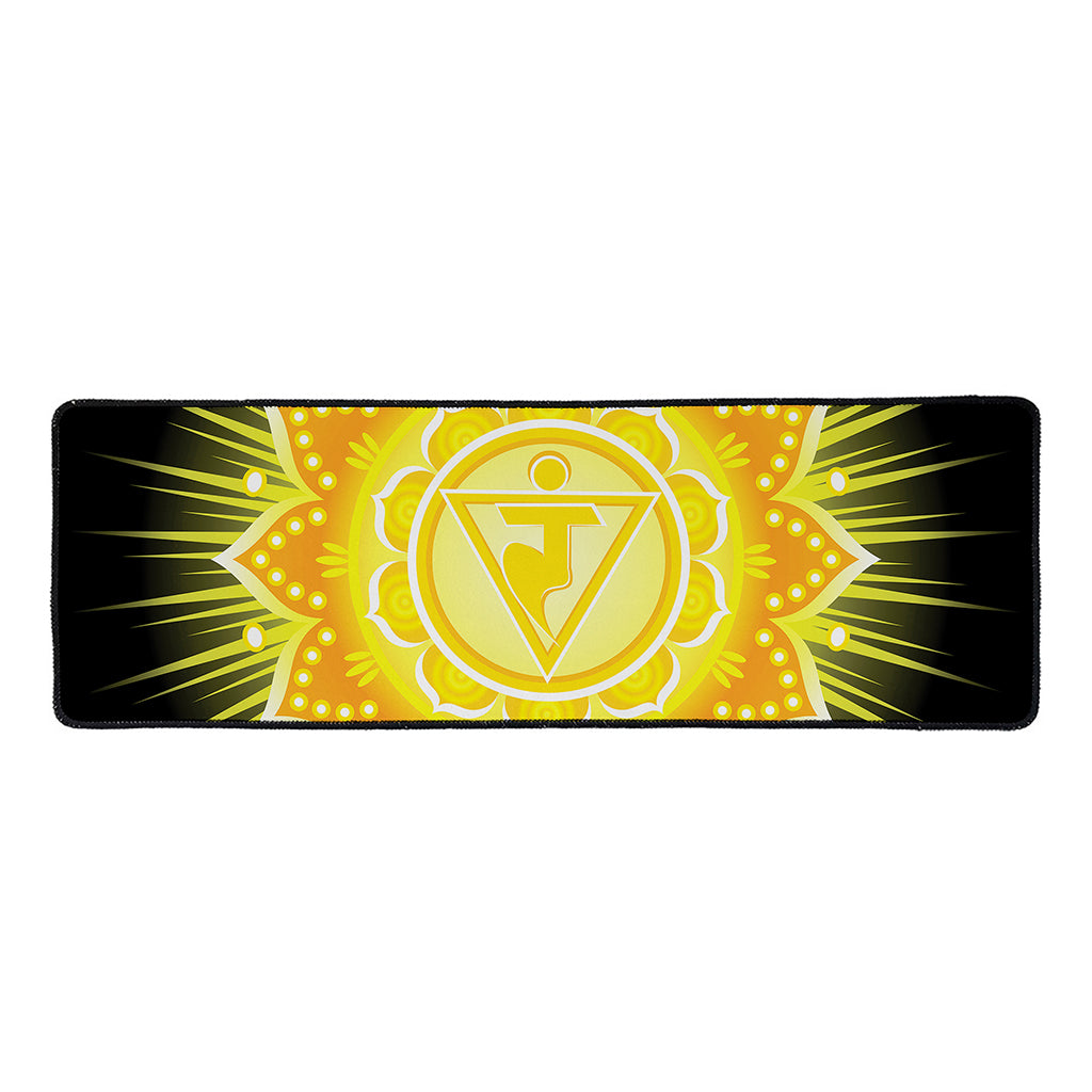 Manipura Chakra Mandala Print Long Kitchen Mat