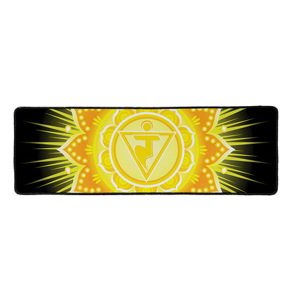 Manipura Chakra Mandala Print Long Kitchen Mat