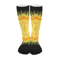 Manipura Chakra Mandala Print Long Socks
