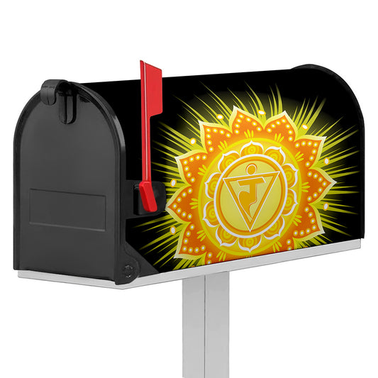 Manipura Chakra Mandala Print Mailbox Cover