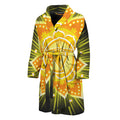 Manipura Chakra Mandala Print Men's Bathrobe