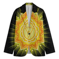 Manipura Chakra Mandala Print Men's Blazer