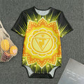 Manipura Chakra Mandala Print Men's Bodysuit