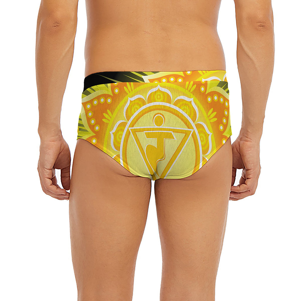 Manipura Chakra Mandala Print Men's Briefs