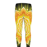 Manipura Chakra Mandala Print Men's leggings