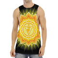 Manipura Chakra Mandala Print Men's Muscle Tank Top