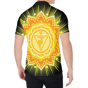 Manipura Chakra Mandala Print Men's Shirt