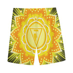 Manipura Chakra Mandala Print Men's Sports Shorts