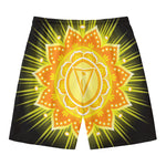 Manipura Chakra Mandala Print Men's Swim Trunks