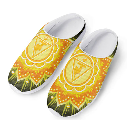 Manipura Chakra Mandala Print Mesh Casual Shoes