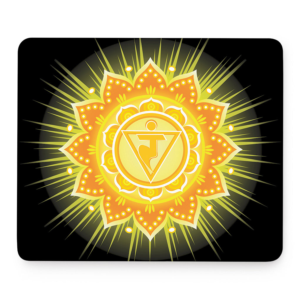 Manipura Chakra Mandala Print Mouse Pad