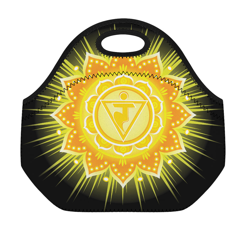 Manipura Chakra Mandala Print Neoprene Lunch Bag