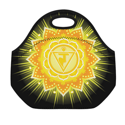 Manipura Chakra Mandala Print Neoprene Lunch Bag