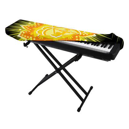 Manipura Chakra Mandala Print Piano Keyboard Cover