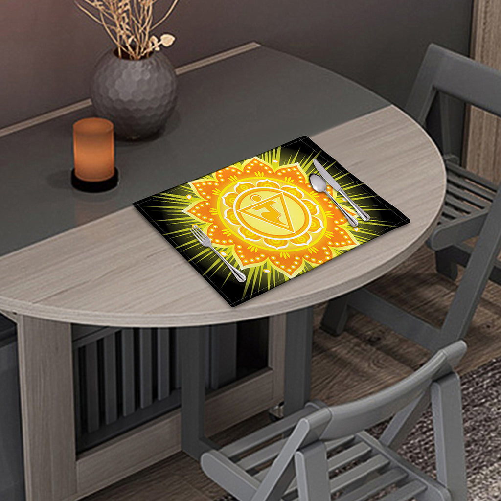 Manipura Chakra Mandala Print Placemat