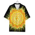 Manipura Chakra Mandala Print Rayon Hawaiian Shirt