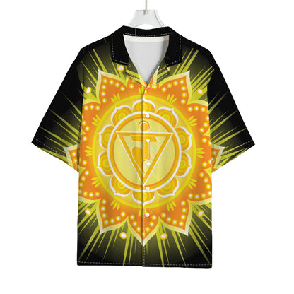 Manipura Chakra Mandala Print Rayon Hawaiian Shirt