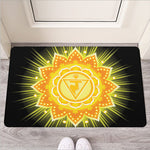 Manipura Chakra Mandala Print Rubber Doormat