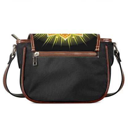 Manipura Chakra Mandala Print Saddle Bag