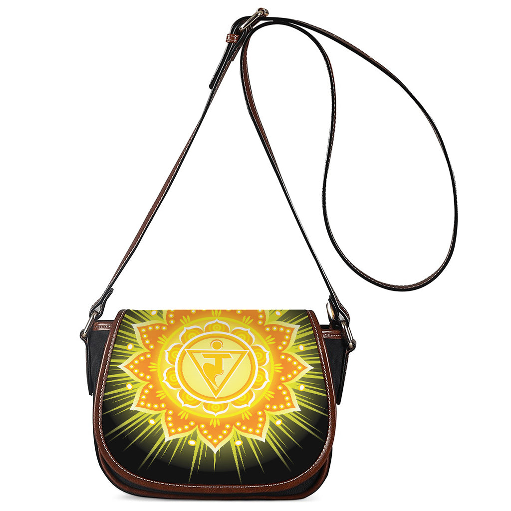 Manipura Chakra Mandala Print Saddle Bag