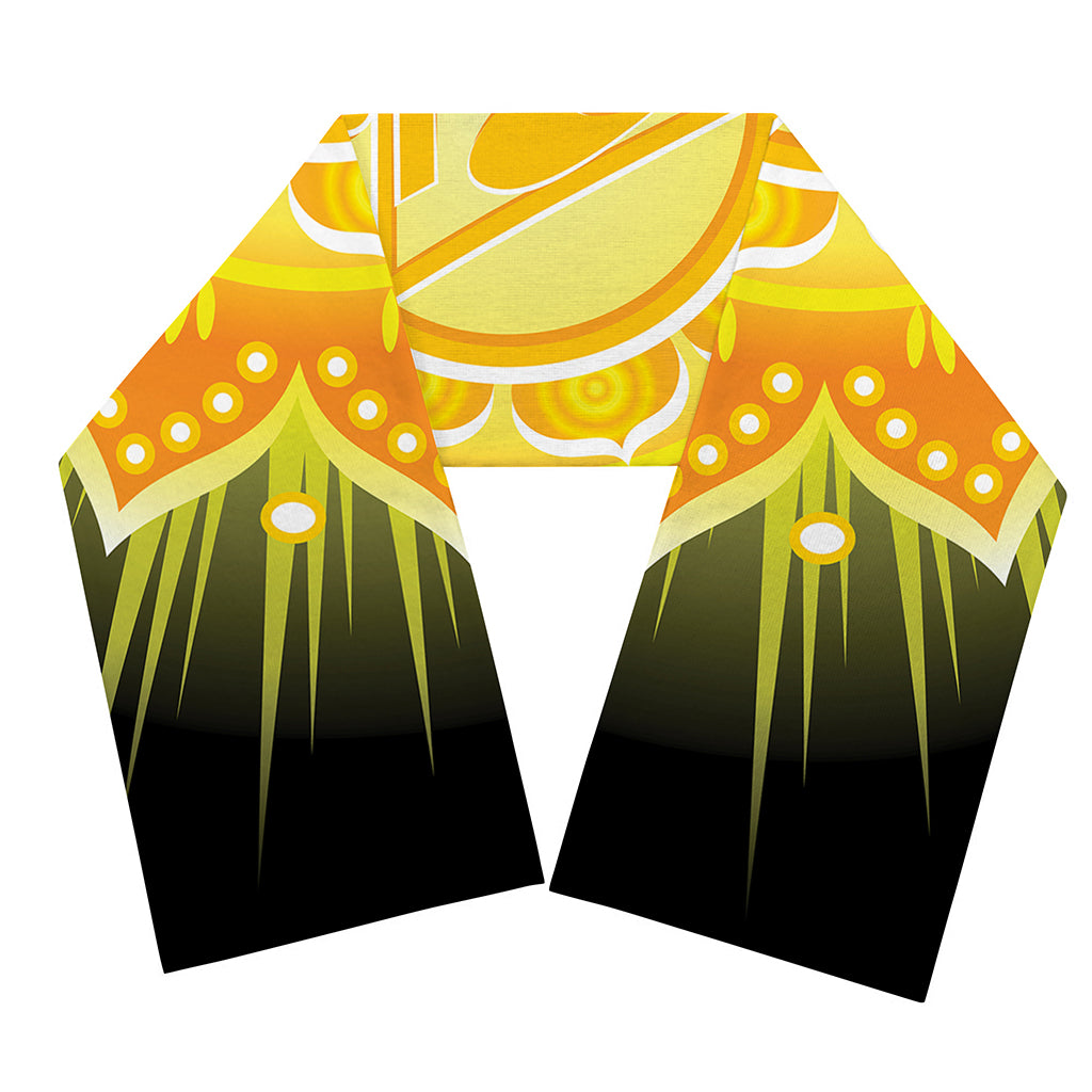 Manipura Chakra Mandala Print Scarf
