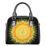 Manipura Chakra Mandala Print Shoulder Handbag