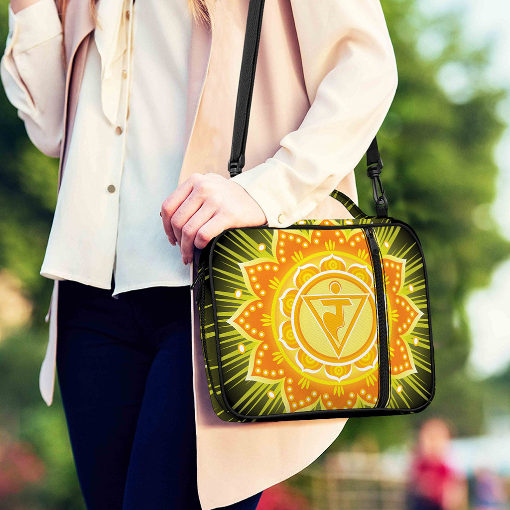Manipura Chakra Mandala Print Shoulder Strap Bible Bag