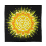 Manipura Chakra Mandala Print Silk Bandana