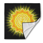 Manipura Chakra Mandala Print Silk Bandana